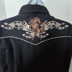VTG Roper Women's Pearl Snap-down Western Shirt size M